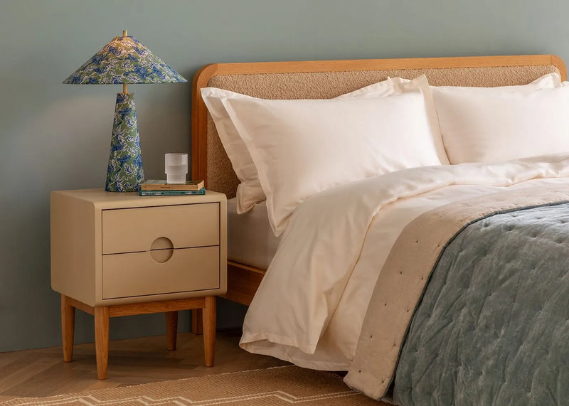 400TC Egyptian Cotton Sateen Luxe Cream Duvet Cover
