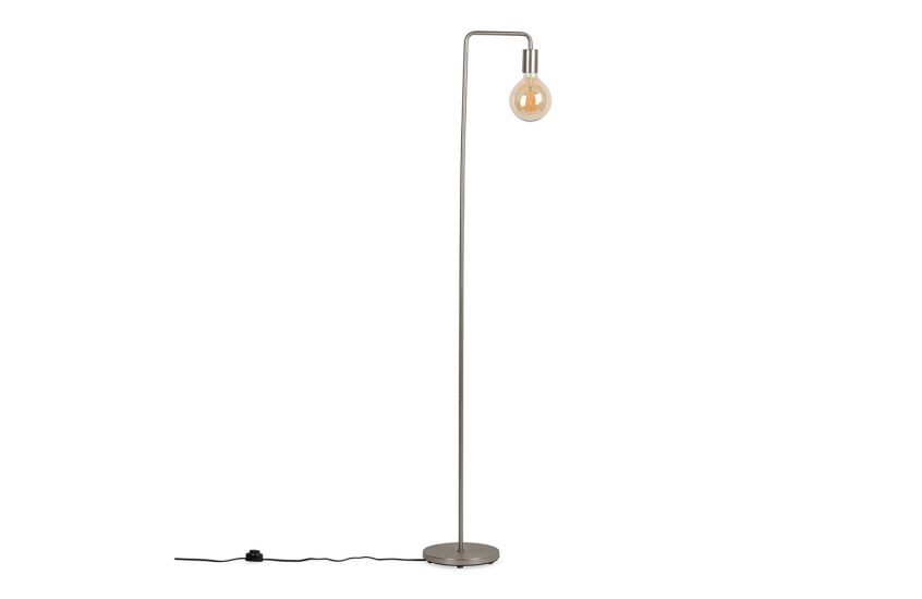 Junction Floor Lamp Satin Nickel