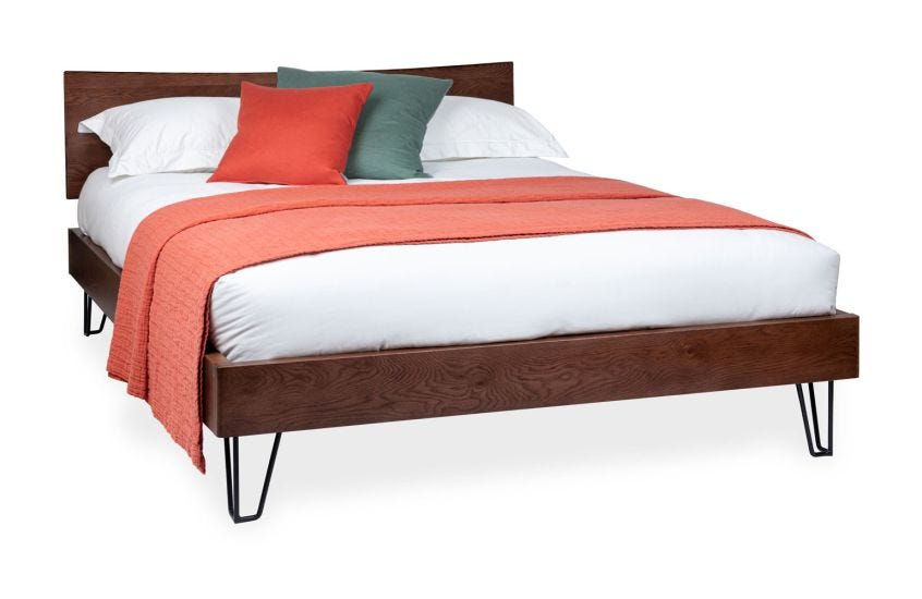 Brunel Kingsize Bed Wooden Headboard, King Size Bed Frame With Headboard Wooden
