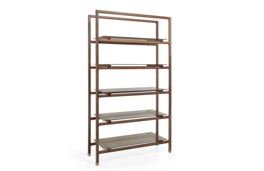 Wewood Float Bookshelf Walnut | HEAL’S (UK)