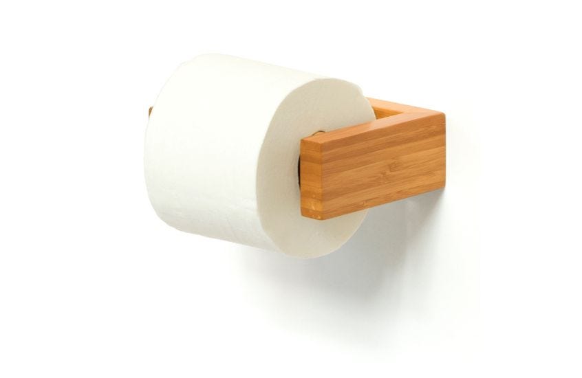 Wireworks Slimline Toilet Roll Holder Heal S Uk - Wall Mounted Paper Roll Holder Uk
