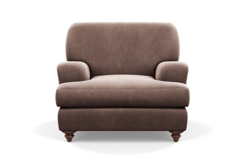 English rolled shop arm chair