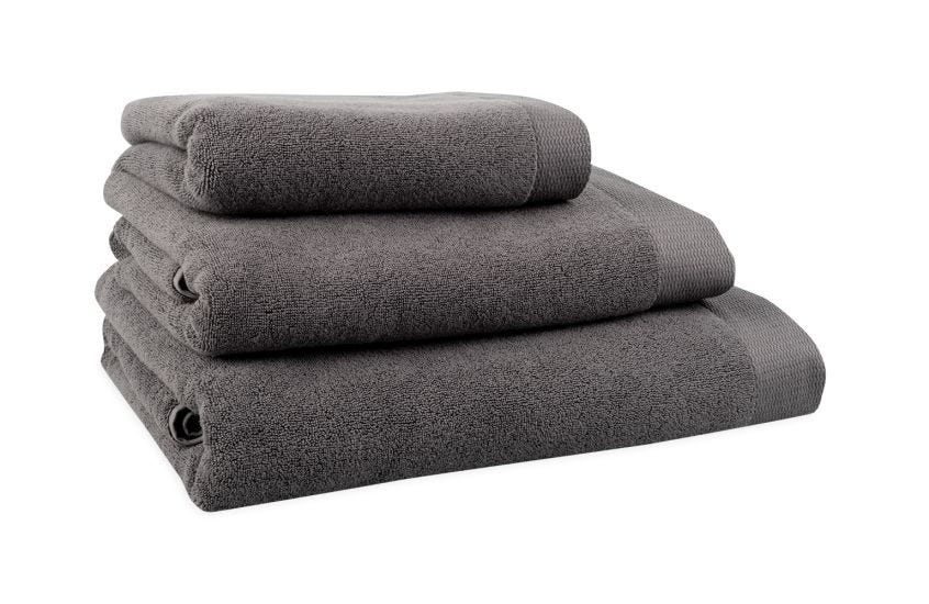 Spa Towel Charcoal | Luxurious Bathroom Towels | Heal's | HEAL’S (UK)