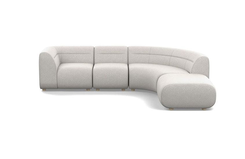 Lilli Right Hand Curved Corner Sofa