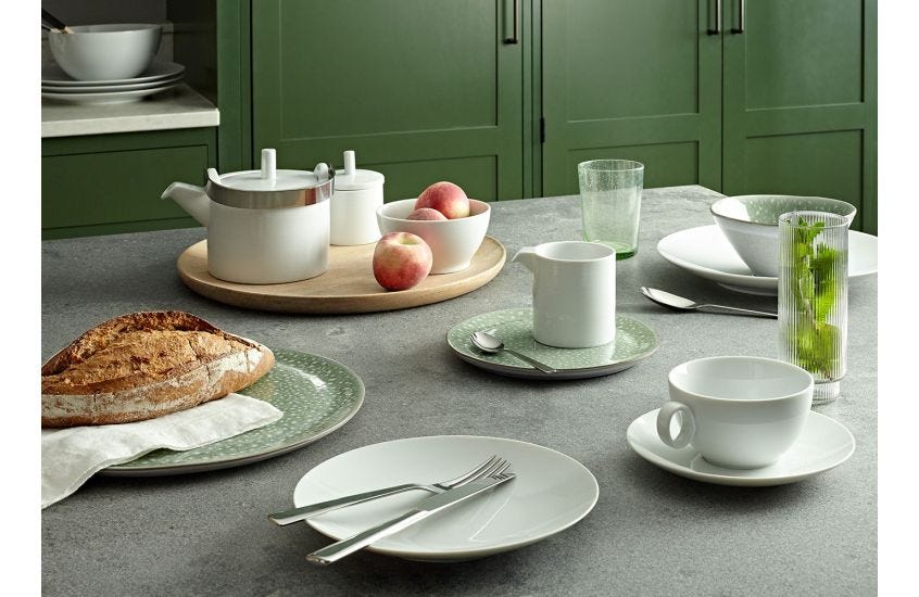 Thomas Loft White Porcelain Dinnerware