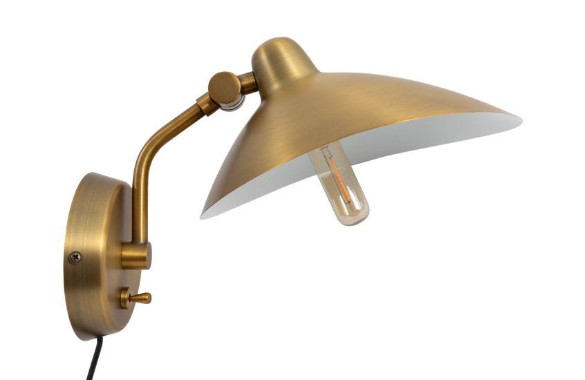 Milton Wall Light Brass | HEAL’S (UK)