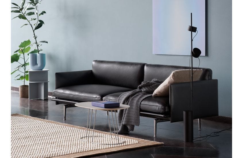 Muuto Outline 3 Seater Sofa Heal S Uk, Elegant Leather Living Room Sets Uk