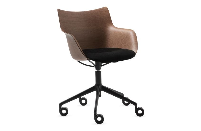 Wooden swivel desk chair sale