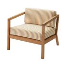 the Virkelyst Lounge Chair in Yellow Stripe.