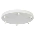 Multiple Pendant Ceiling Rose 6 Outlet White