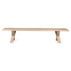 As shown: Oslo table, Oslo bench, Bronte dining chairs in smoke.