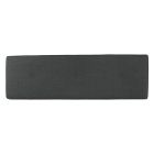 Brunel Blanket Box Cushion Smoke Grey