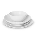 Thomas Loft White Porcelain 16 Piece Dinnerware Box Set