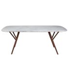 Anais Dining Table with Marble Top