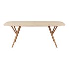 Anais Dining Table with Travertine Top