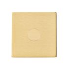 Single LED Dimmer Switch Satin Brass