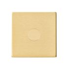 Single LED Dimmer Switch Satin Brass 100W+