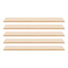 Tower Shelving System Set of 5 Standard Shelves in Oak