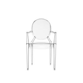 Kartell Lou Lou Ghost Chair Polycarb Light Blue Y5 Min