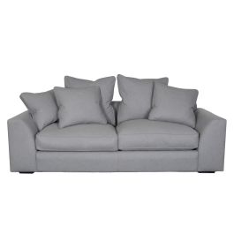 Heal's Cumulus 4 Seater Sofa In Velvet Charcoal With