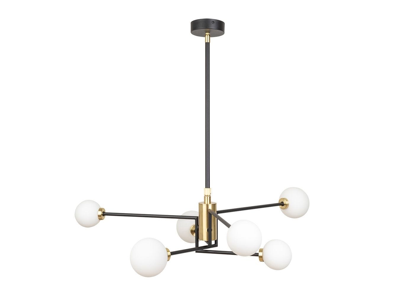 Multi arm best sale pendant light