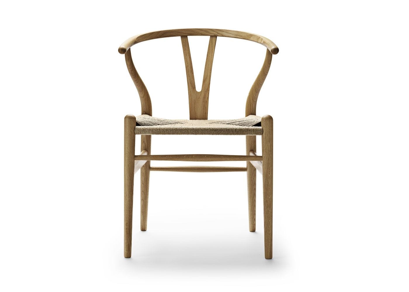 Wishbone chair 2025 leather seat