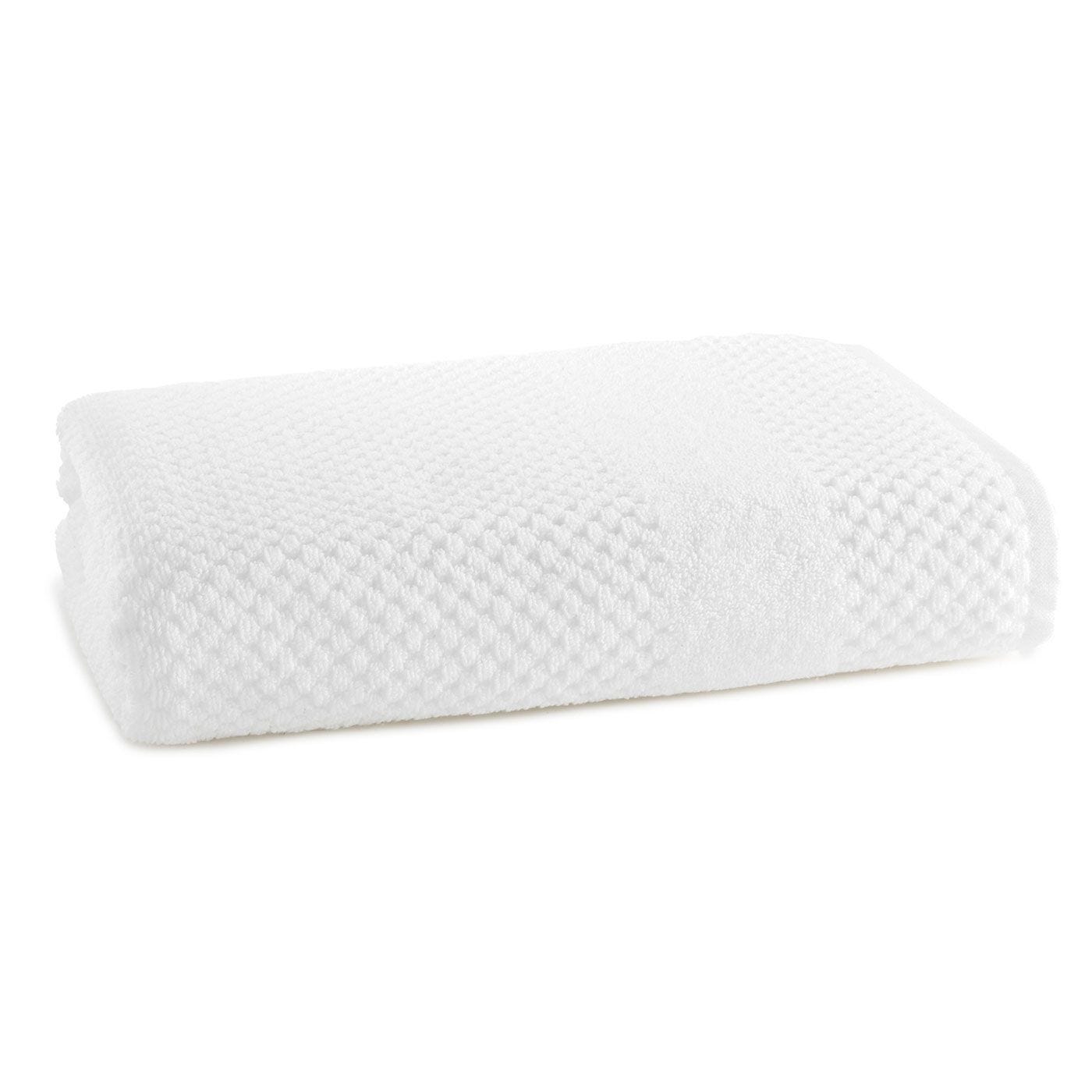 Chortex Honeycomb White Bath Towel HEAL S UK