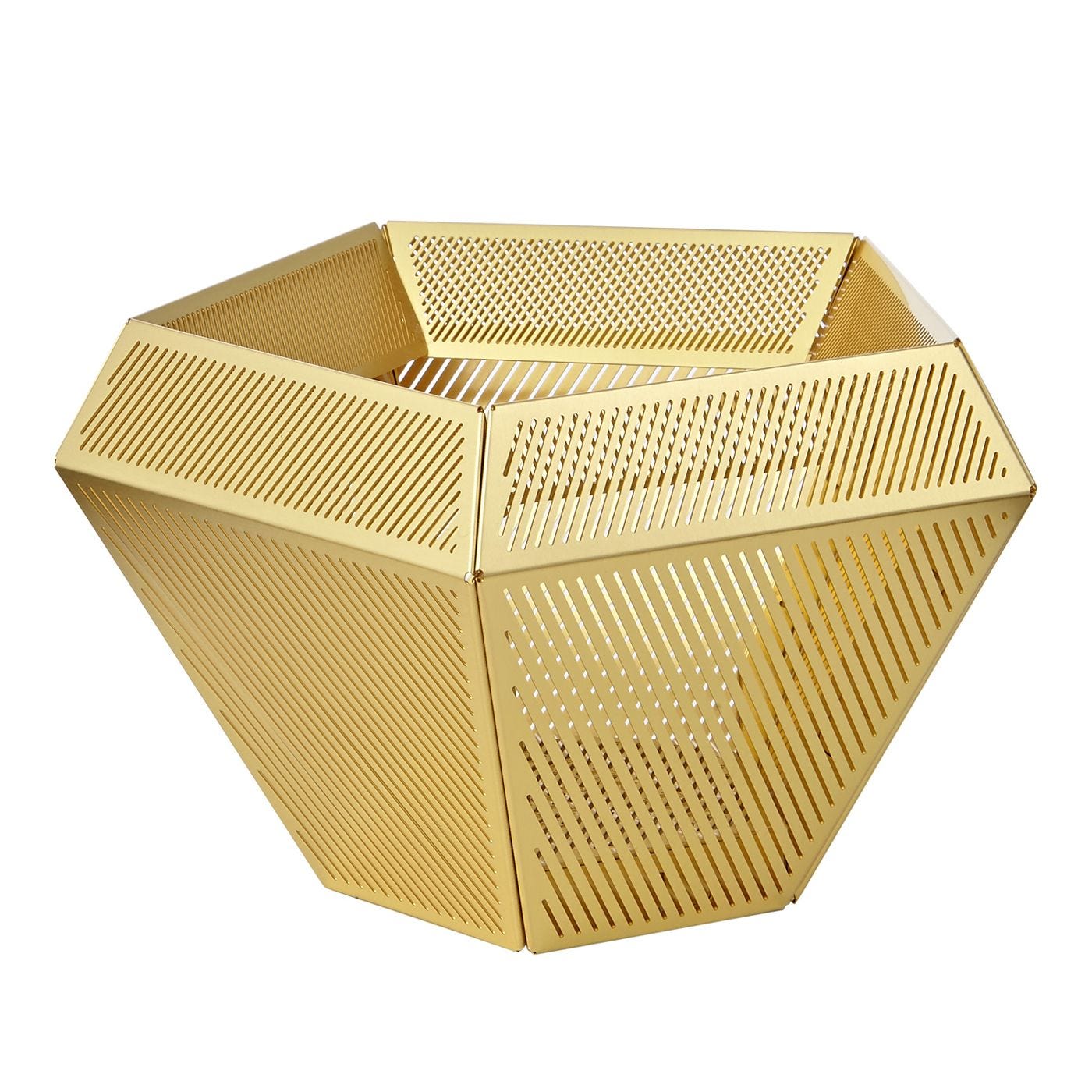 Cell Tealight Holder Brass