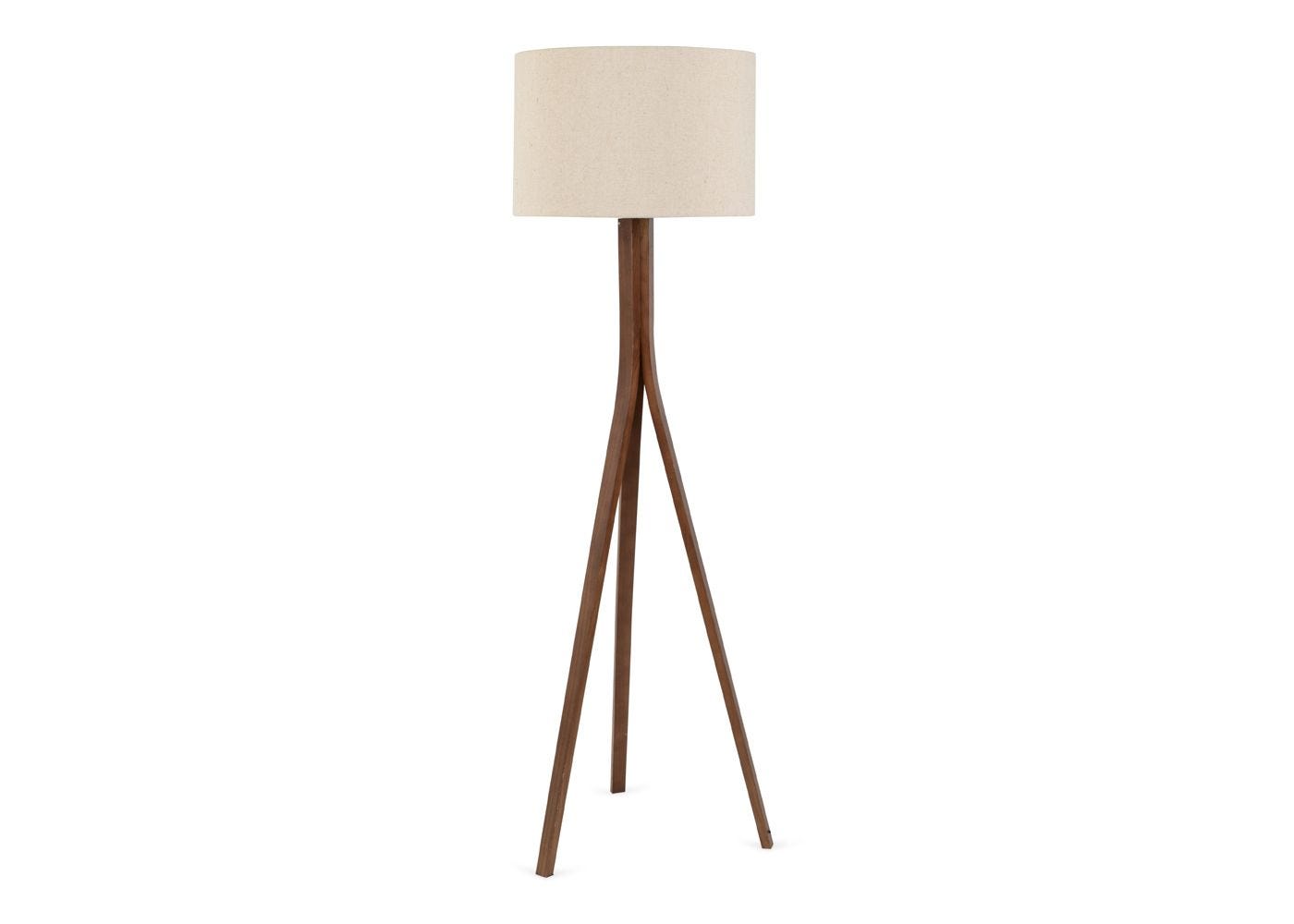Baxter Wooden Floor Lamp with Shade HEAL S UK