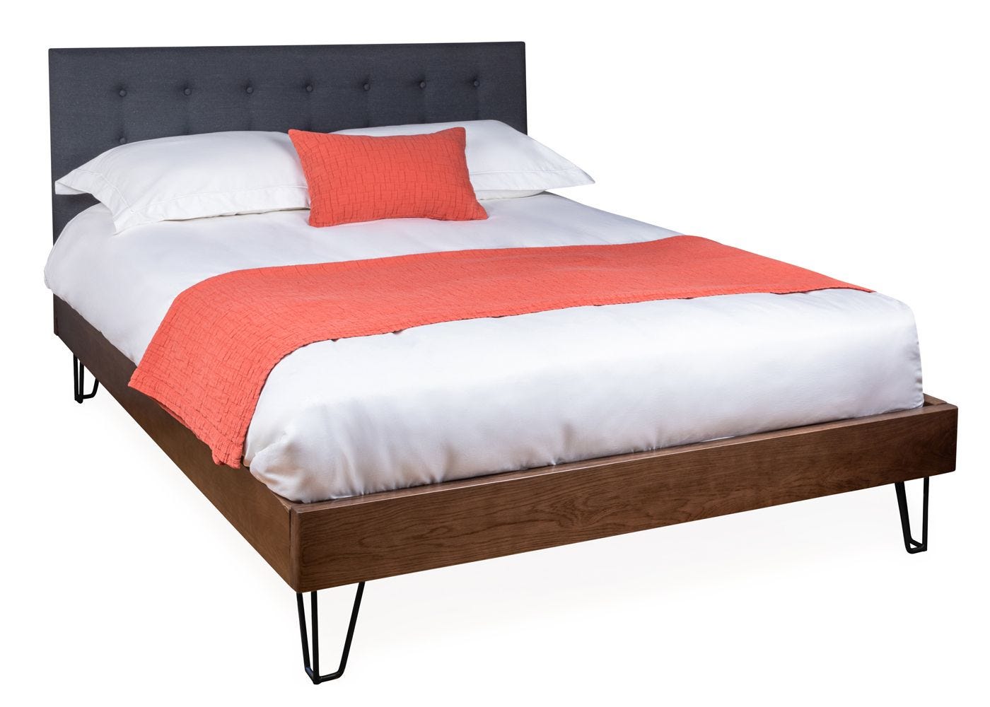 Dark headboard sales