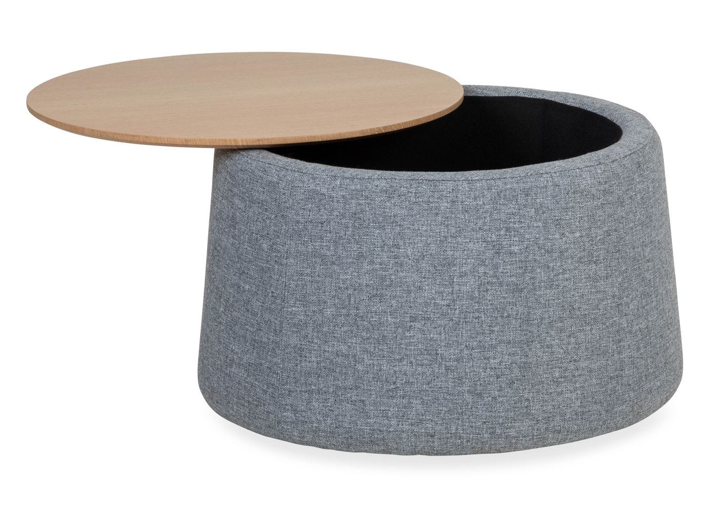 Drum storage shop side table