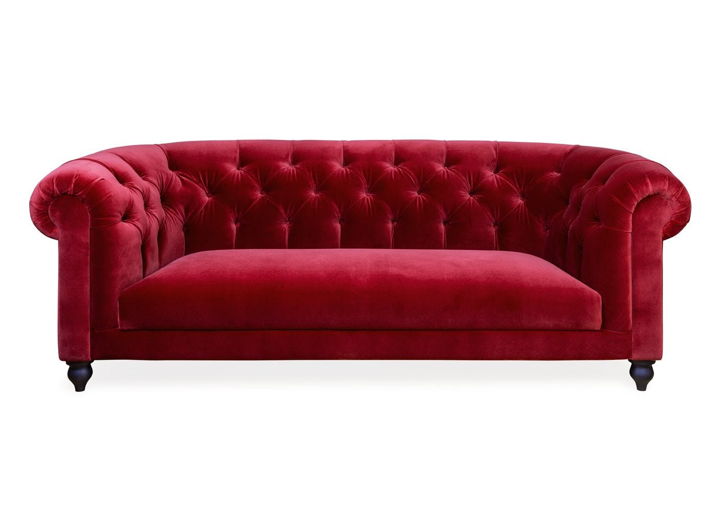 Velvet chesterfield sofas for sale sale