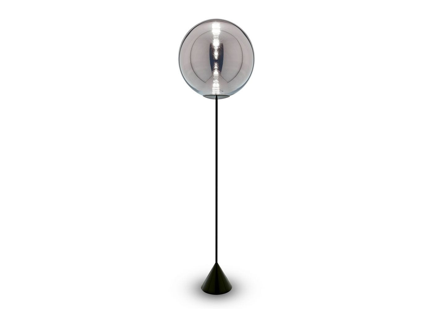 Chrome hot sale globe lamp
