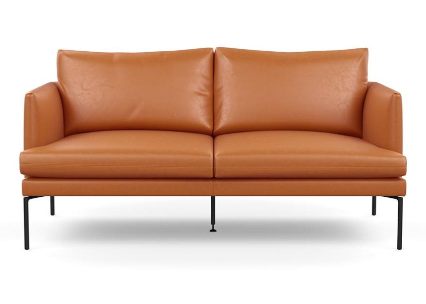 Heals leather shop armchair