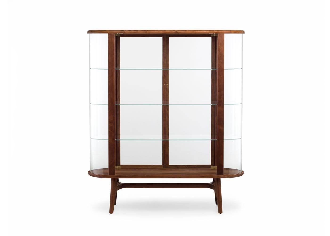 Modern glass sale china cabinet