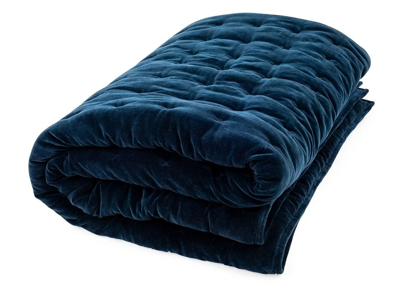 Heals shop velvet bedspread