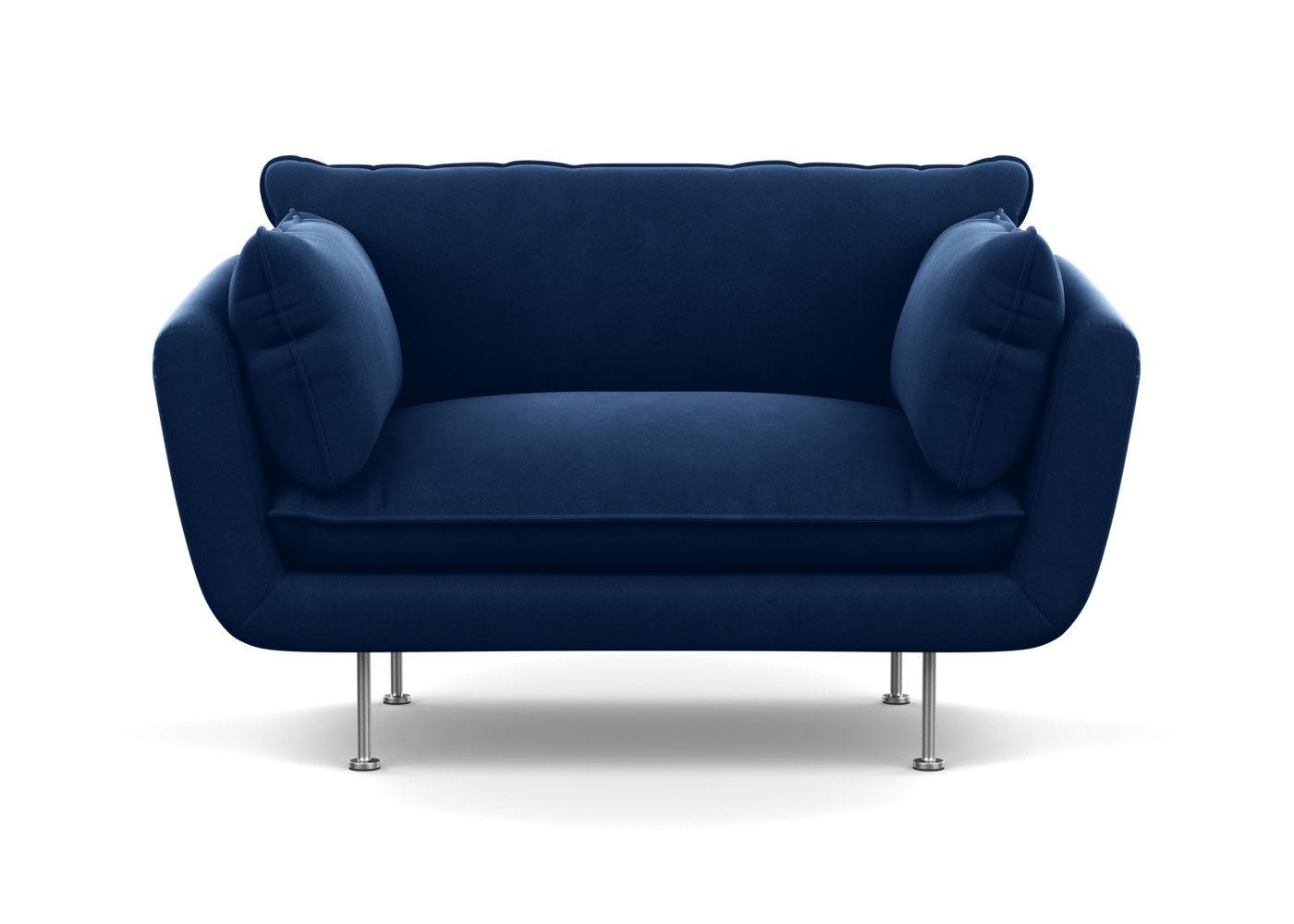 Roy on sale velvet loveseat