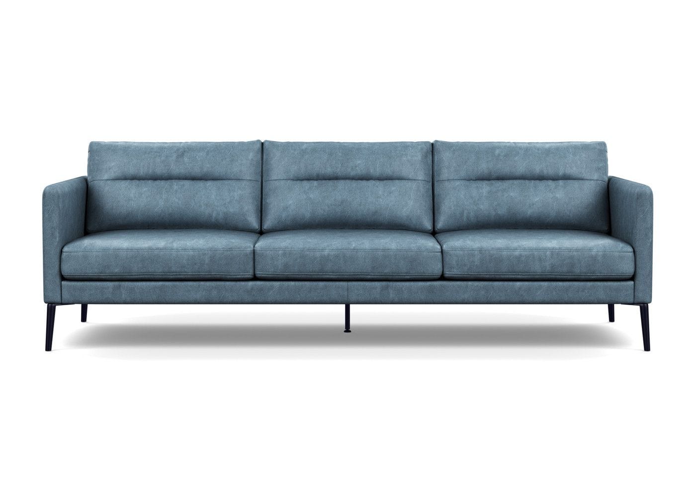 White leather 4 cheap seater sofa