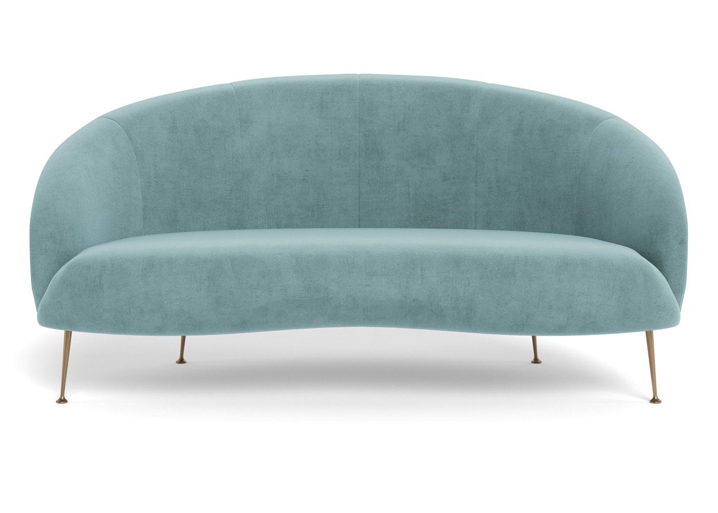 Heals velvet sofa deals