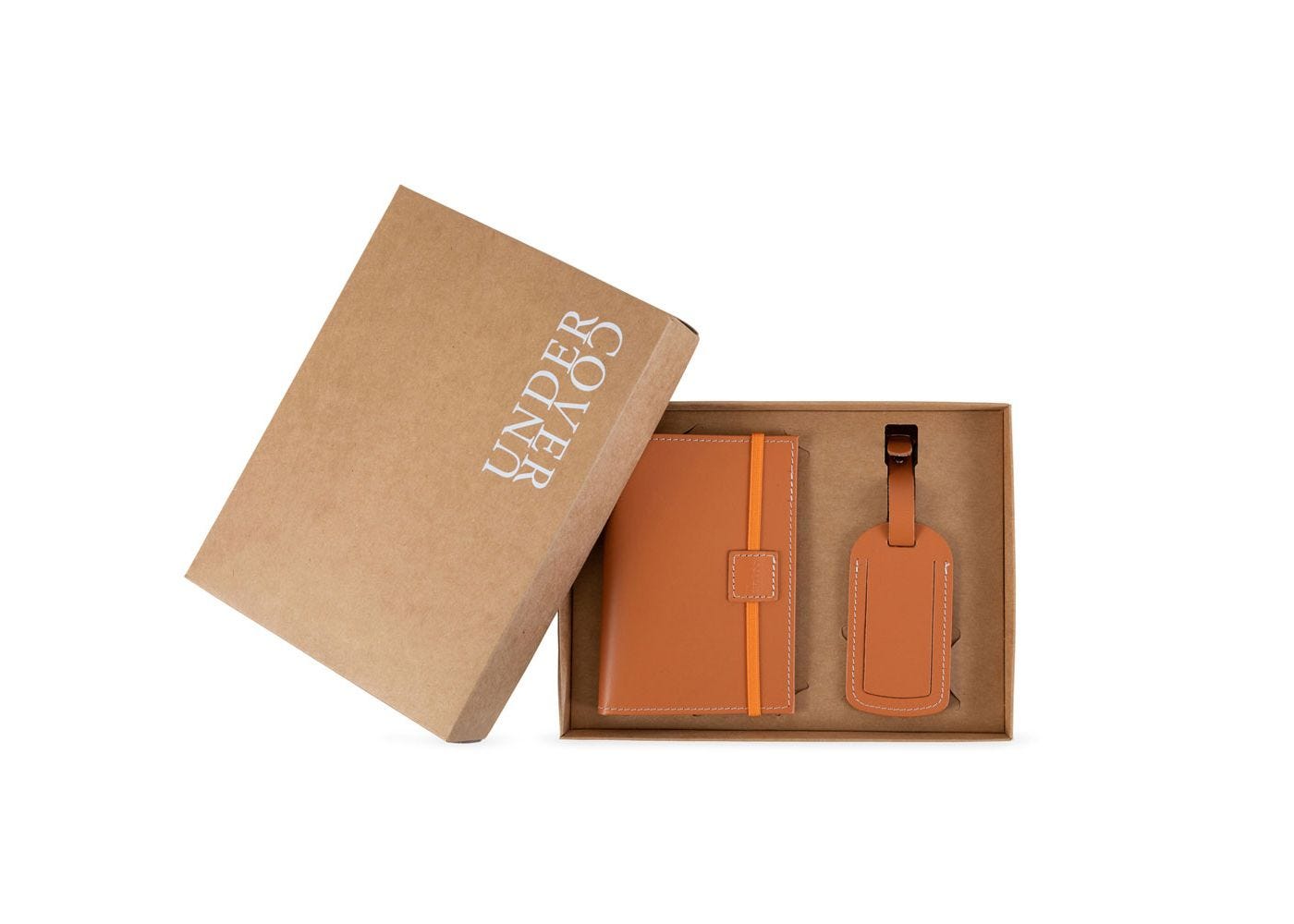 Orange luggage tag cheap