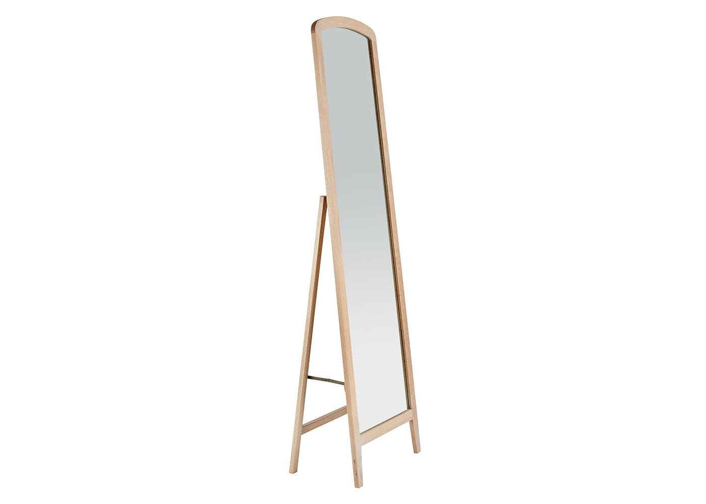 Standing shop mirror lamp