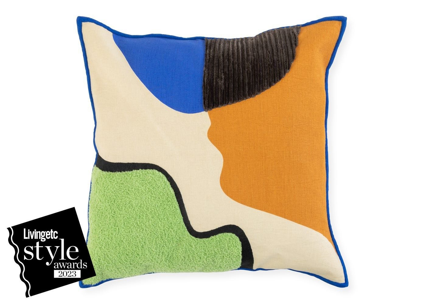 Heal s LF Markey Cushion Green Multi HEAL S UK