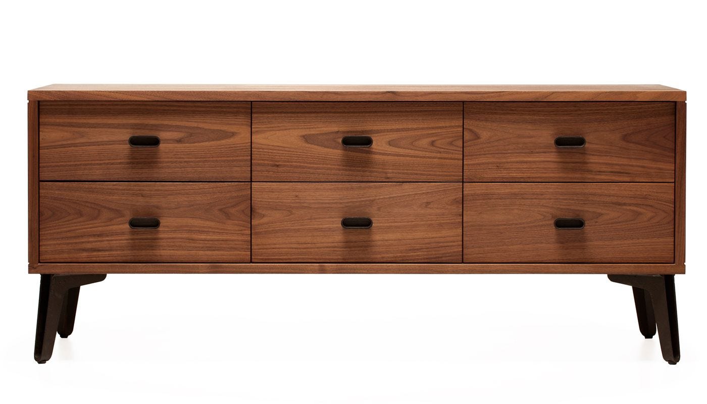 Low wooden sale drawers