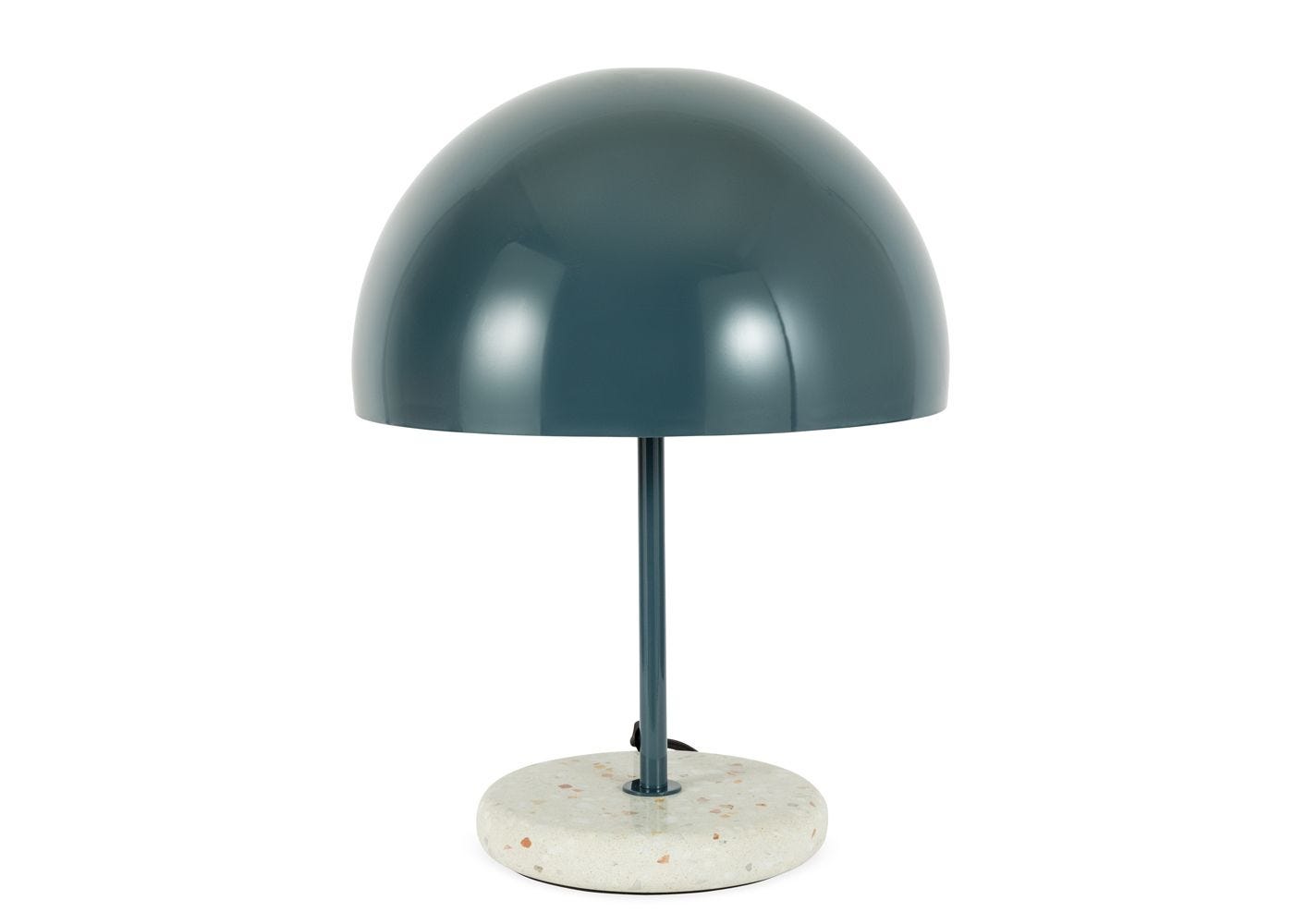 Mushroom Table Lamp Blue Terrazzo, Eton Table Lamp