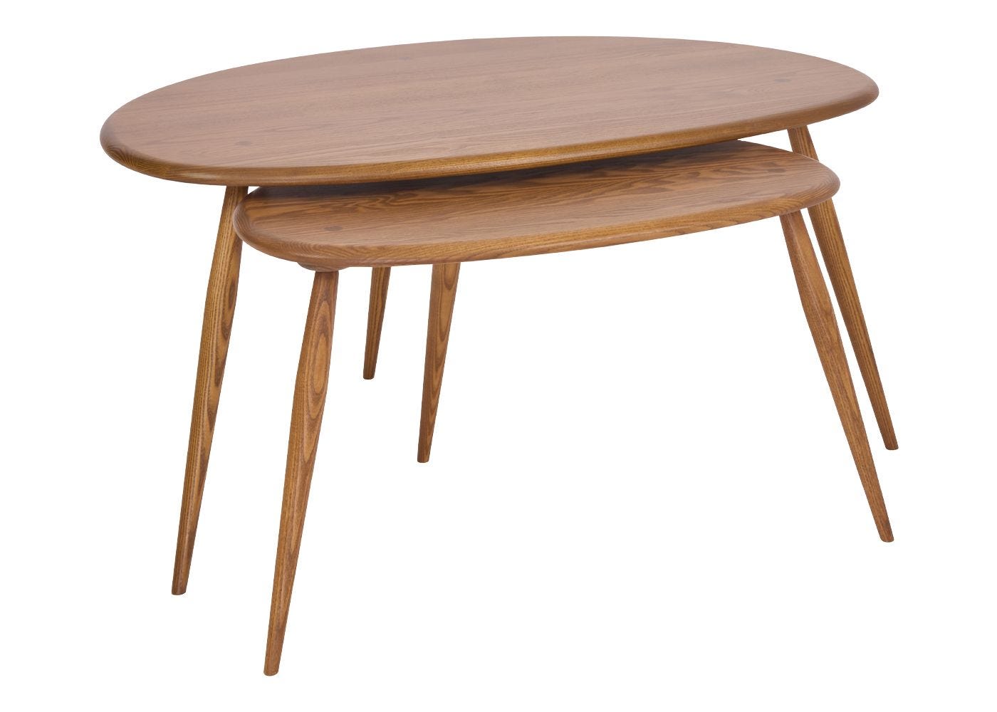 Ercol Pebble Pair of Coffee Tables HEAL S UK