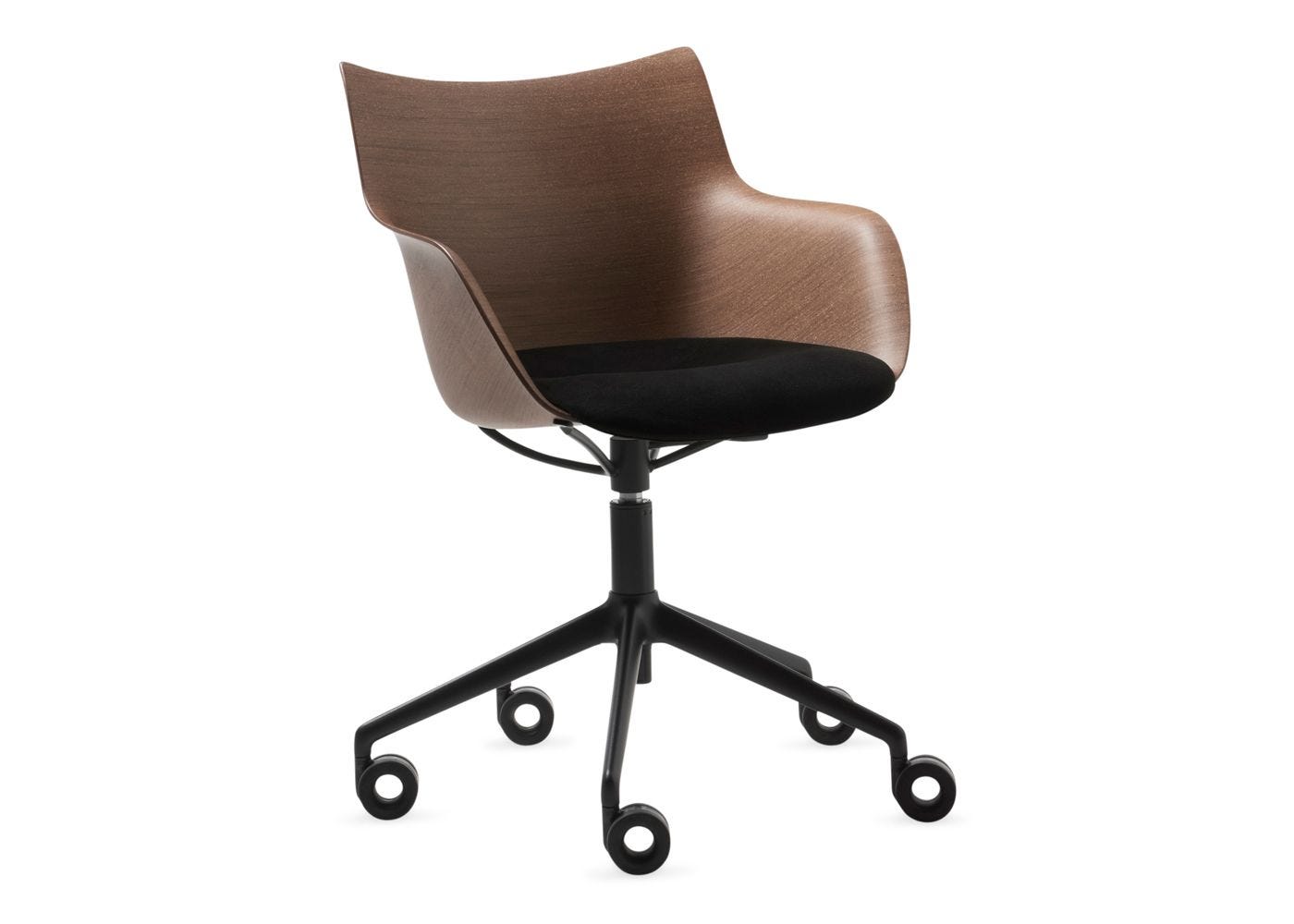Kartell Q Wood Swivel Chair HEAL S UK