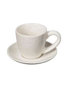Nordic Vanilla Espresso Cup and Saucer