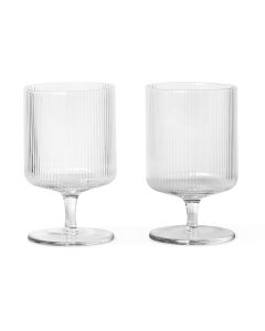 Ripple Clear Wine Glass Set of 2