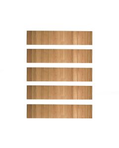 Tower Shelving Set Of 5 Shelves Oak