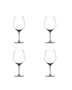 Authentis Burgundy Wine Glasses Set of 4